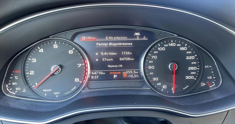 Audi A6 cena 129900 przebieg: 64708, rok produkcji 2020 z Skalbmierz małe 277